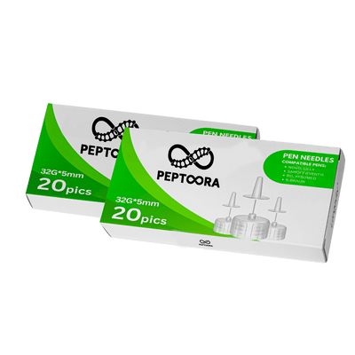 Pen Needles | 20 | 32G*5mm - Peptoora