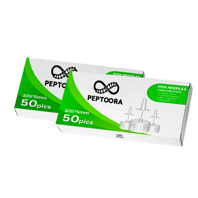 Pen Needles | 50 pcs | 32G*5mm - Peptoora